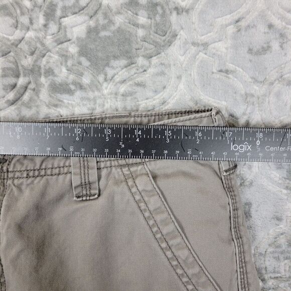 Lee Shorts Mens 34 Gray Cargo Utility Outdoors Hiking Baggy Skate 10" inseam - Picture 6 of 9